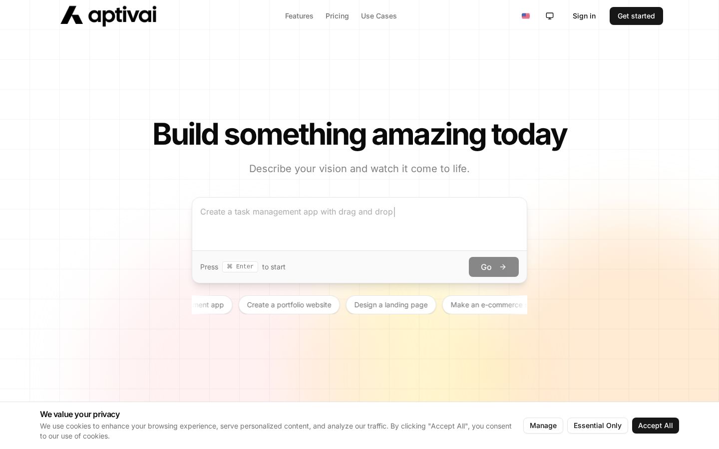 Aptivai — AI-платформа для веброзробки